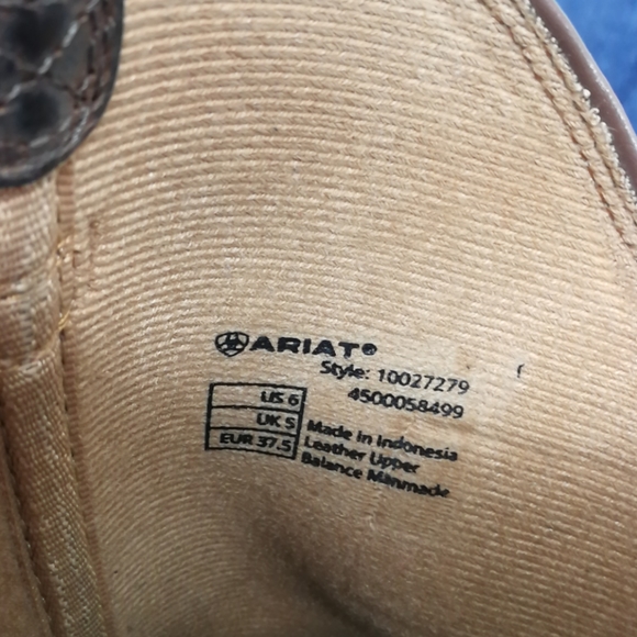 SOLD- DO NOT BUY- MENS ARIAT CAMO PATRIOT USA FLAG BOOTS SZ 6 - Picture 9 of 11